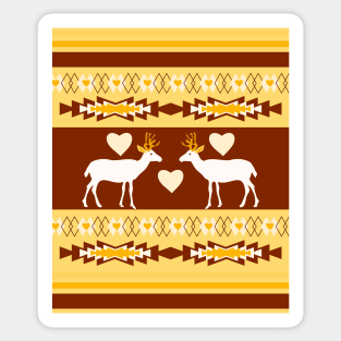 Romantic deer II Sticker